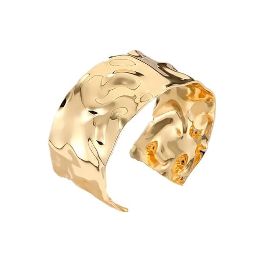 GLEVIA Fashion Gold Plated Latest Stylish Kada Bangle Cuff Bracelet for Women & Girls