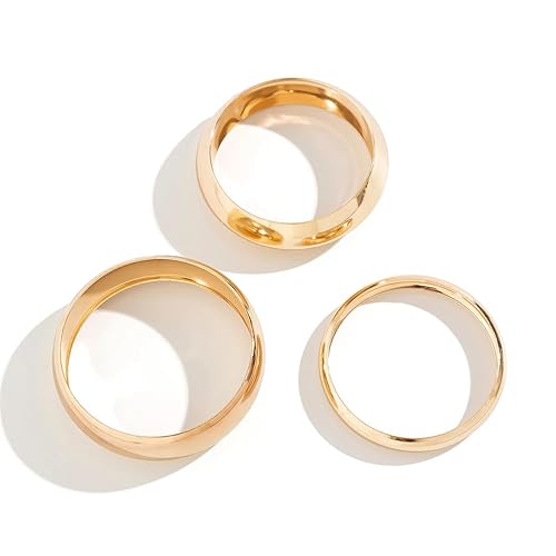 Women’s Chunky Gold Twisted Statement Bracelet – Adjustable Fashion Jewelry